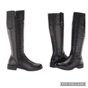 Propét Women's Tasha Riding Boot 8.5 X-Wide Black